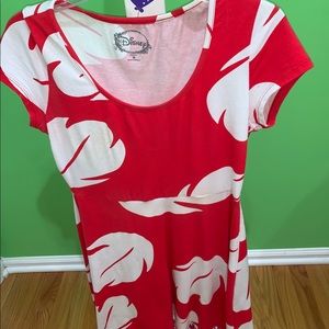 A red Disney dress